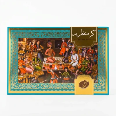 گز منظریه لقمه‌ای 20٪ مغز پسته و بادام