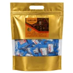 گز لقمه 20% مغز پسته و بادام نیم کیلویی حاوی عسل و ترنجبین