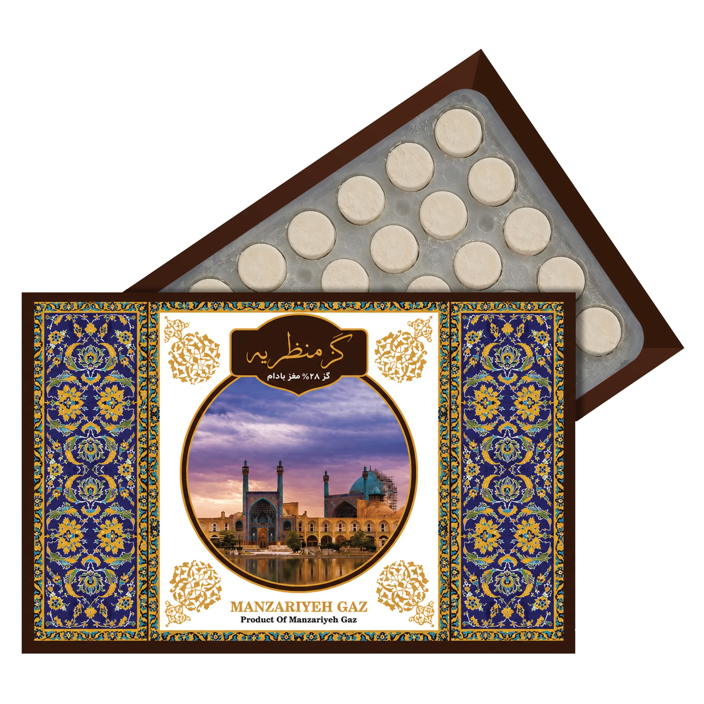 گز آردی 30% مغز بادام